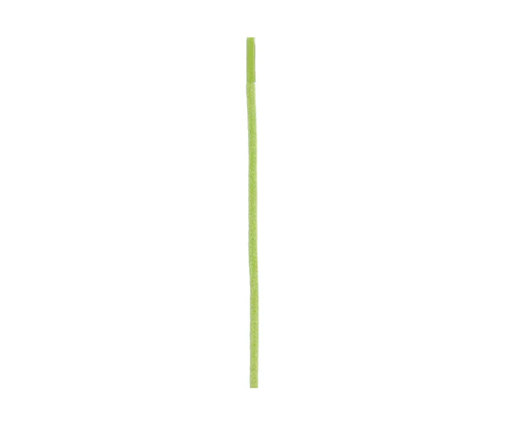 Saphir Thin Round Waxed Shoe Laces - 68 - Anis Green, 90cm/36" image