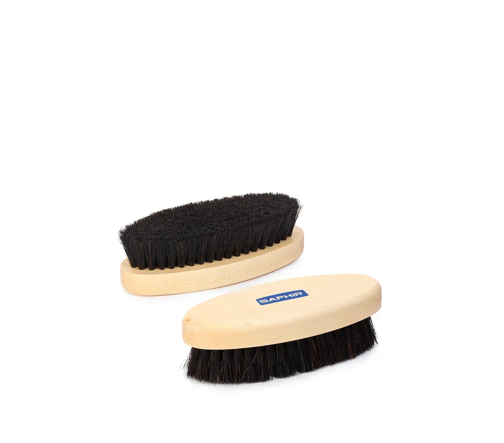 Saphir Oval Shoe Polishing Brush - Black Bristle image