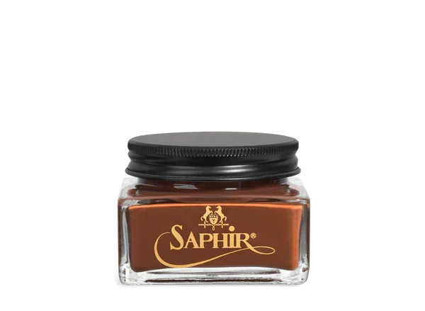 Saphir Médaille d'Or Creme 1925 Shoe Polish - 38 - Hazelnut, 75ml image