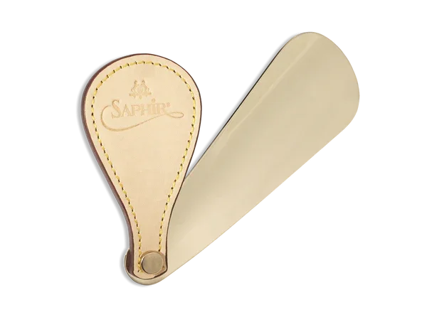 Saphir Médaille d'Or Brass Travel Shoe Horn image 0