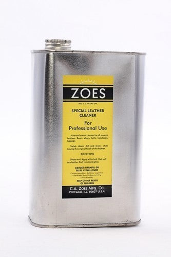 Zoes Special Leather Cleaner 32 oz can for smooth leather