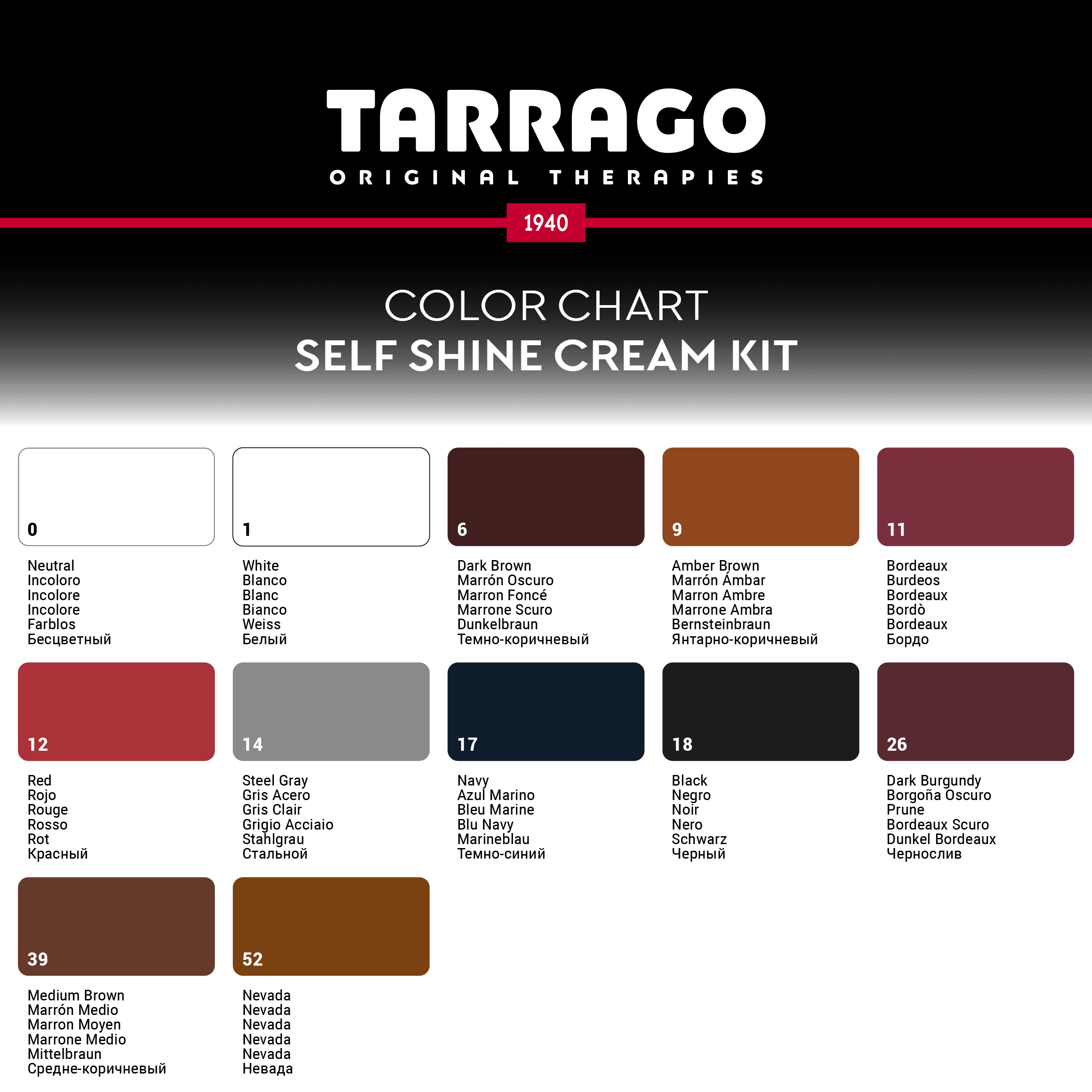 Tarrago Self Shine Shoe Cream Kit image 1
