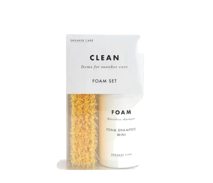 Columbus Sneaker Care CLEAN Foam Kit with 70ml cleaner and brush