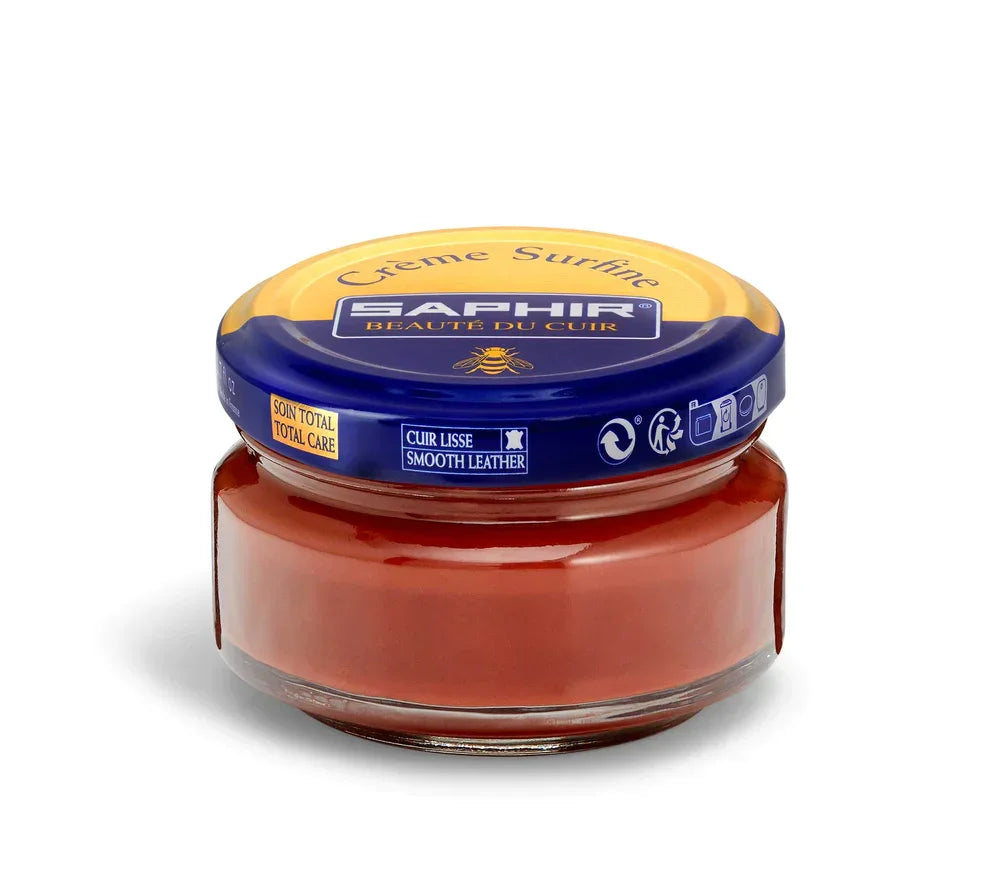 Saphir Cream Surfine Shoe Polish - Light Tobacco Brown #36, 50ml image