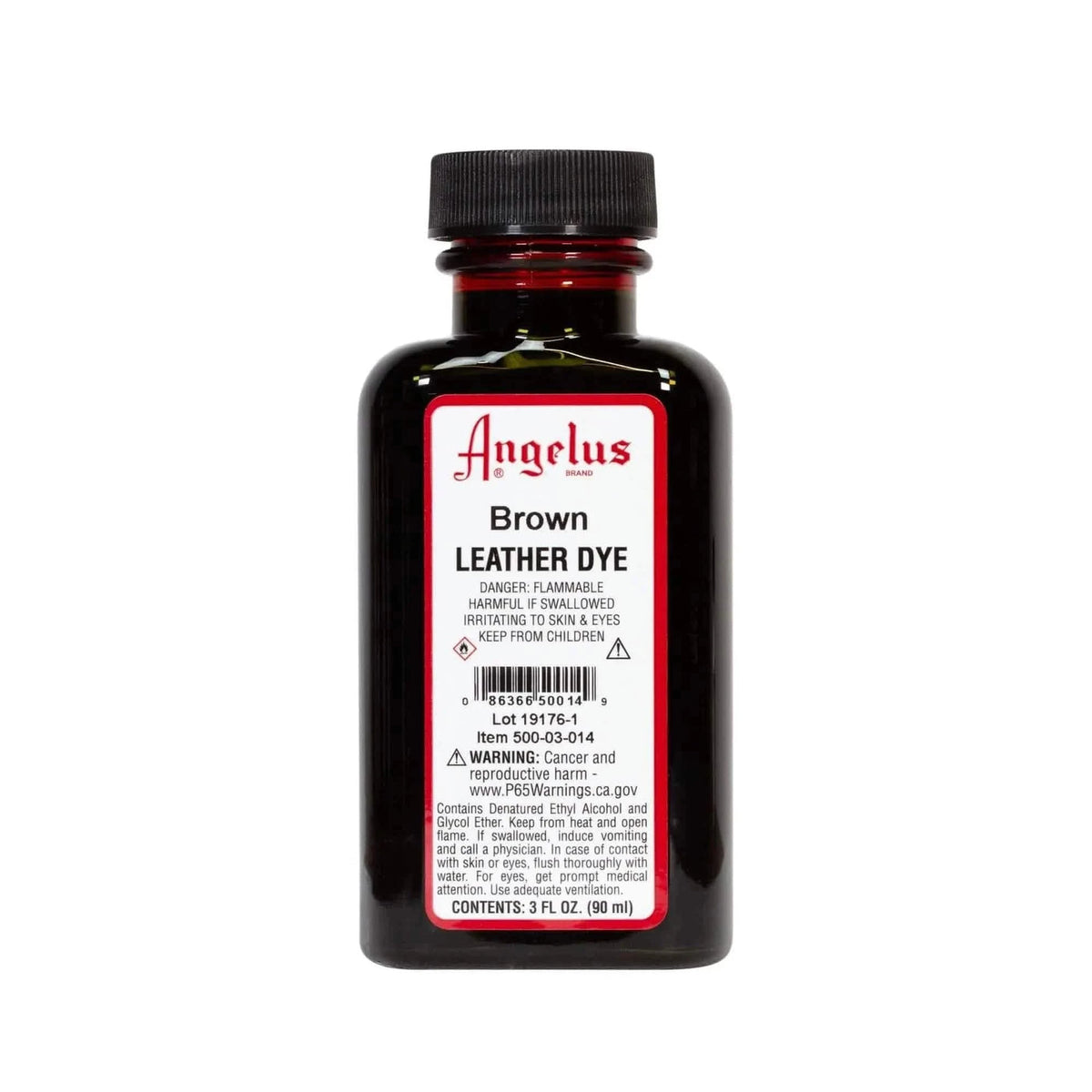 Angelus Leather Dye – Brown, manufacturer bottle product photo