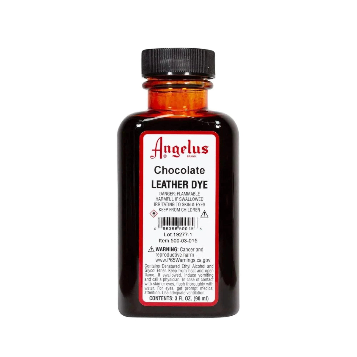 Angelus Leather Dye – Chocolate, manufacturer bottle product photo