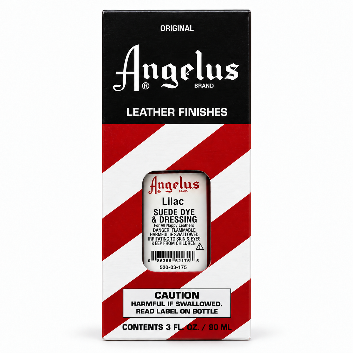 Angelus Suede Dye & Dressing, Lilac, 90 mL / 3 fl oz – front packaging