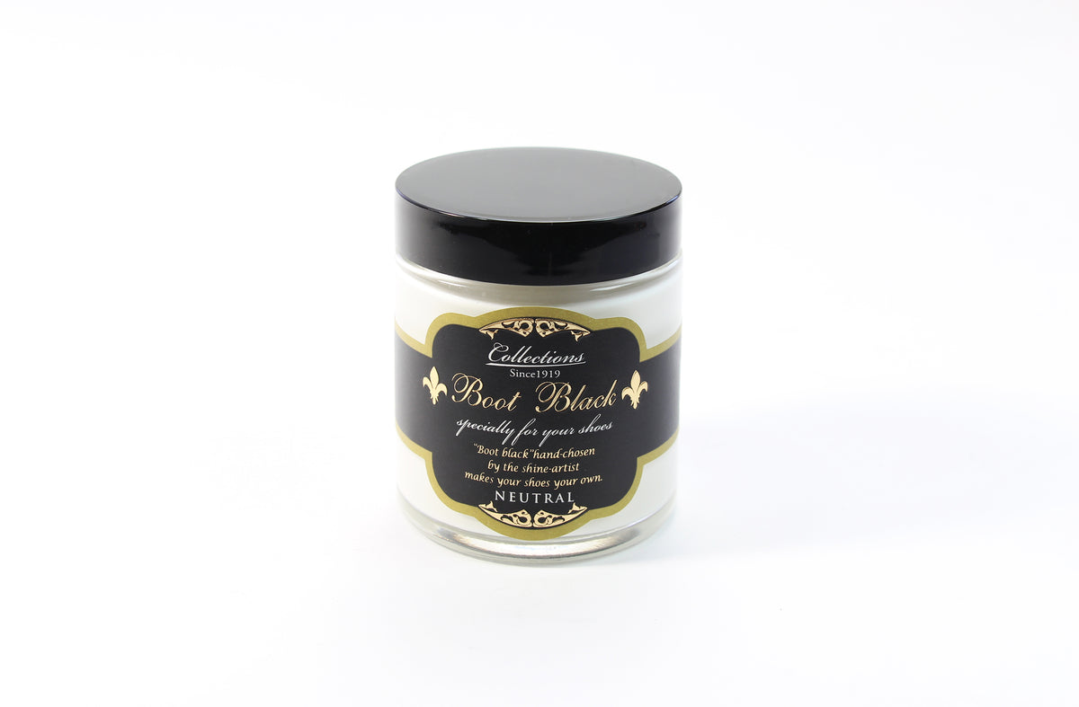 Boot Black Collections Shoe Cream Neutral on white background