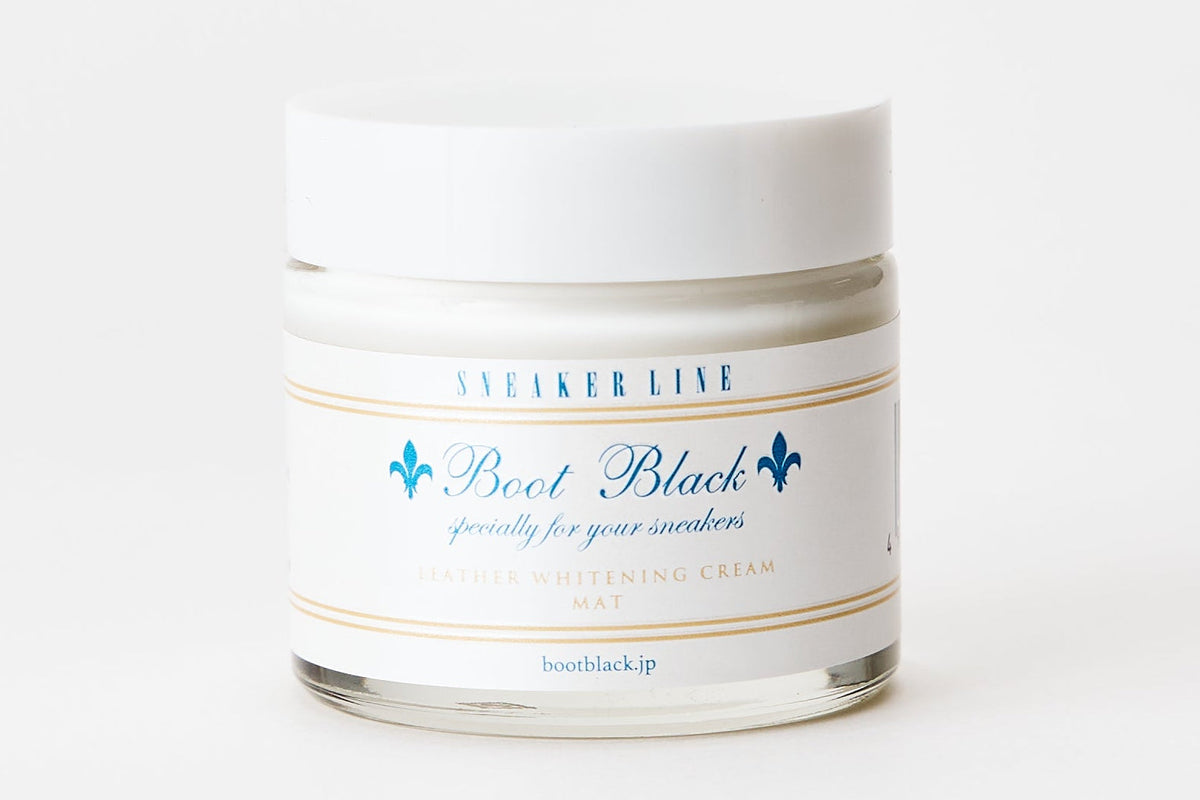 Boot Black Leather Whitening Cream Matt 40 g — supplied with the Matt kit option