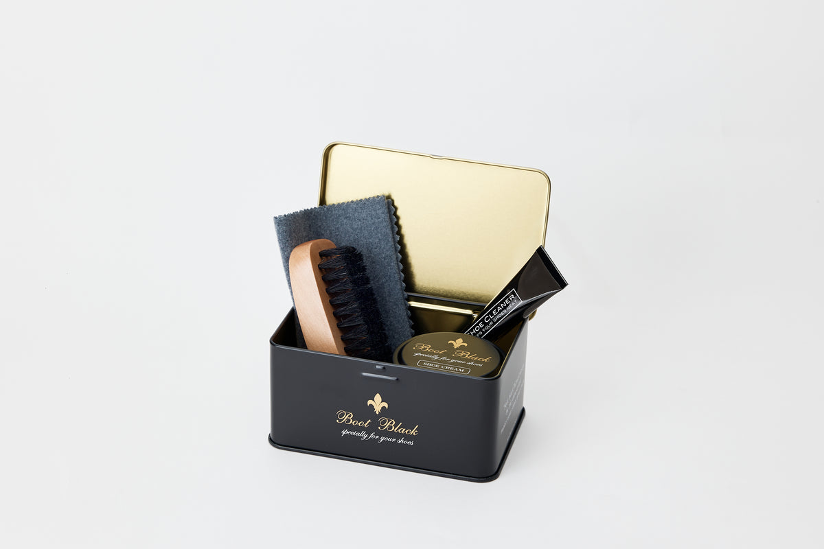 Boot Black Spritzer Shoe Care Gift Set on a white background