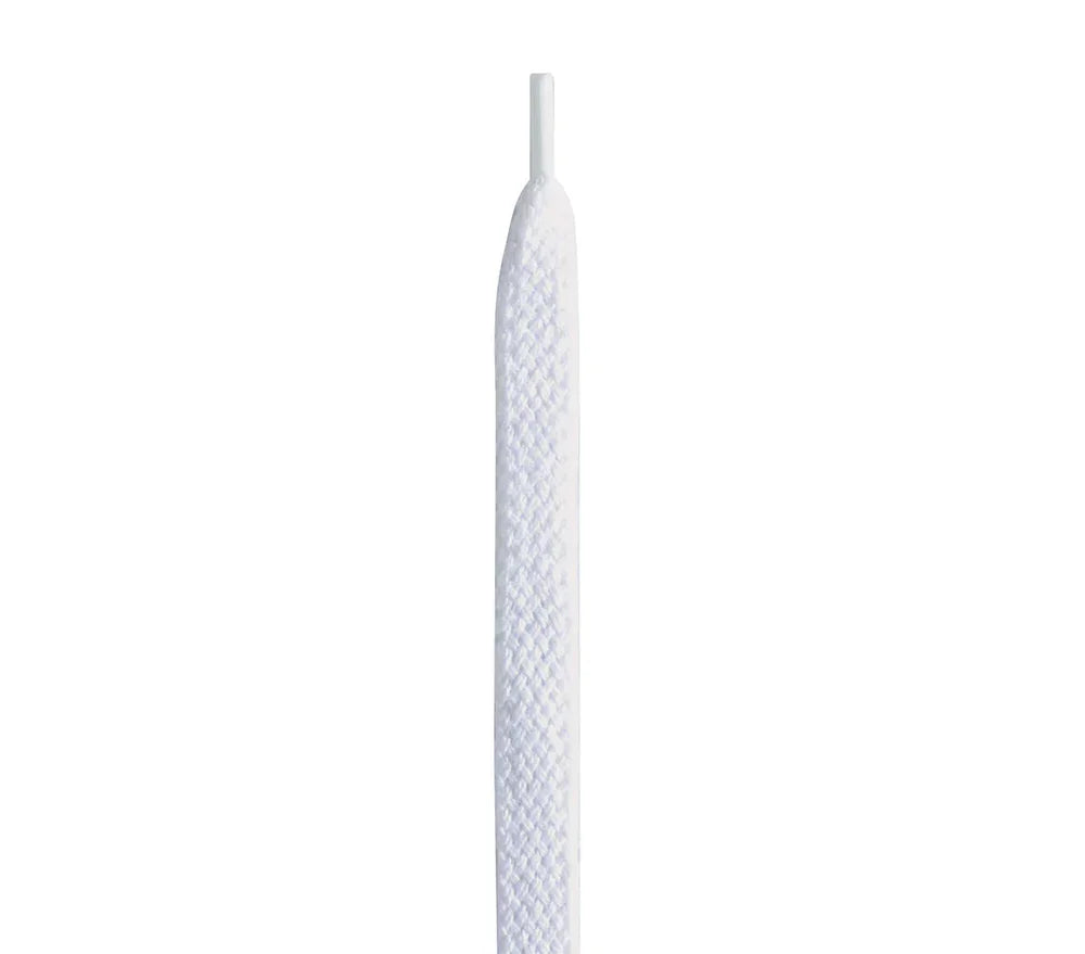 Saphir Wide Flat Shoe Laces - 21 - White, 120cm image