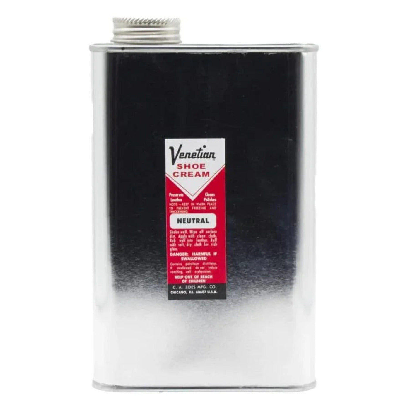Clear Venetian Shoe Cream, gallon