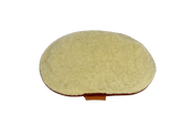 Soft wool shoe polishing brush for leather care and mirror shine finish