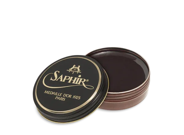 Saphir Médaille d'Or Pate De Luxe Wax Shoe Polish - 34 - Tobacco Brown, 50ml image