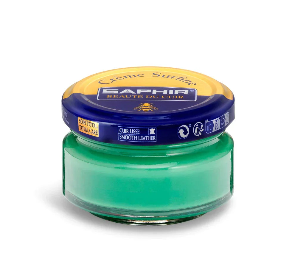 Saphir Cream Surfine Shoe Polish - Garden Greeen #49, 50ml image