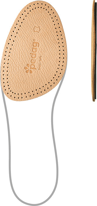 Pedag Leather 1/2 beige leather half insole with slim side profile