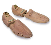 Saphir wooden shoe trees with gold hardware for leather shoe care and shape retention