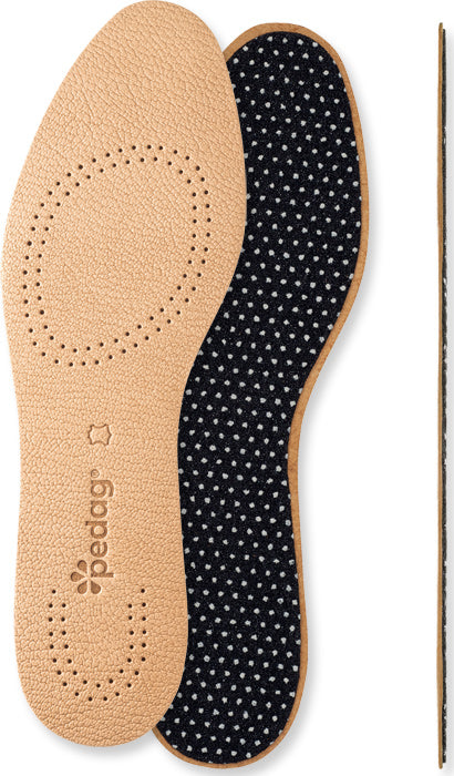 Pedag Leather full-length insoles made from vegetable-tanned sheepskin