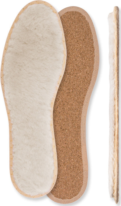 Pedag Pascha genuine lambskin and cork winter insoles