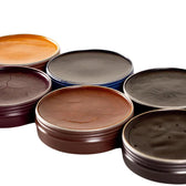 Premium leather shoe cream in multiple colors for conditioning and shine