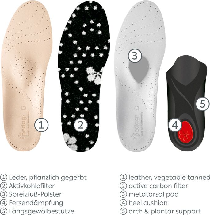 Pedag Viva Leather Orthotic Insoles