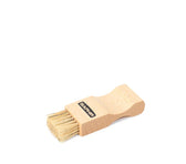 Saphir wooden shoe brush with natural bristles for leather care and polishing