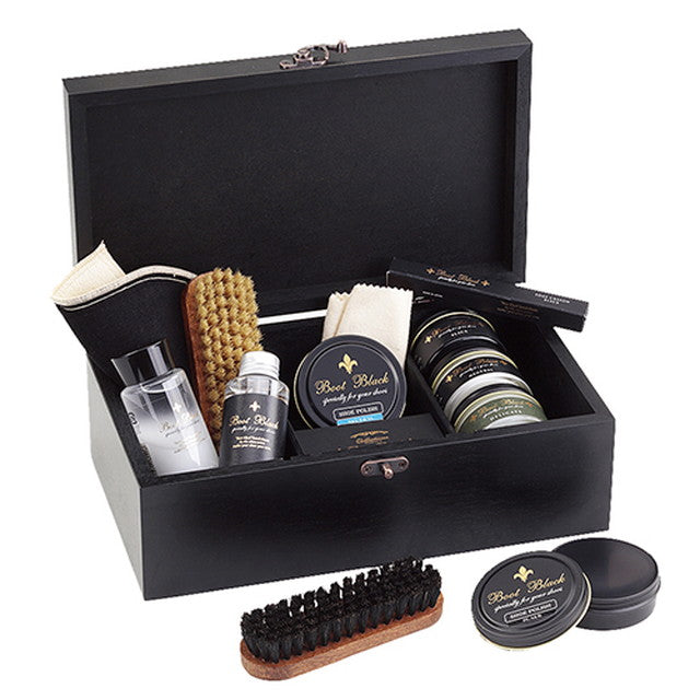 Boot Black Black Velvet Shoe Care Gift Set