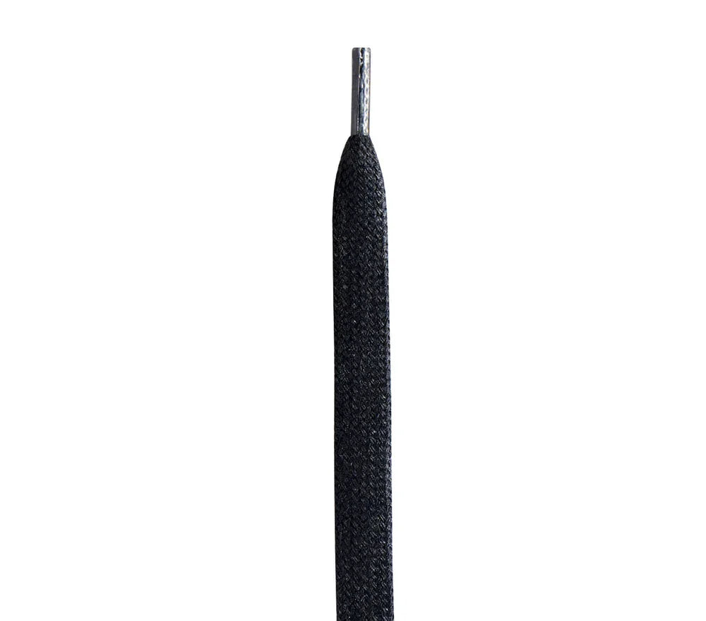 Saphir Wide Flat Shoe Laces - 01 - Black, 150cm image