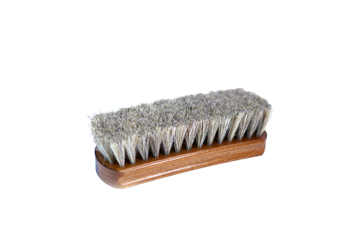 Columbus German Brush No. 2 horsehair shoe brush