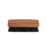 Saphir shoe brush with wooden handle and black bristles for leather shoe care and polishing
