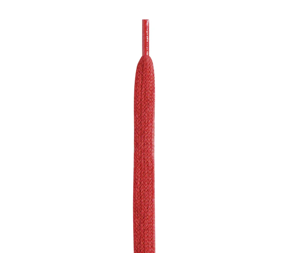 Saphir Wide Flat Shoe Laces - 11 - Red, 180cm image