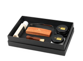 Saphir Médaille d'Or Esthete Shoe Care Kit with creams, lotion, brushes and shoehorn