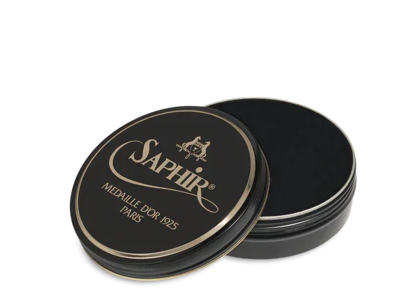 Saphir Médaille d'Or Pate De Luxe Wax Shoe Polish - 20 - Dark Green, 100ml image