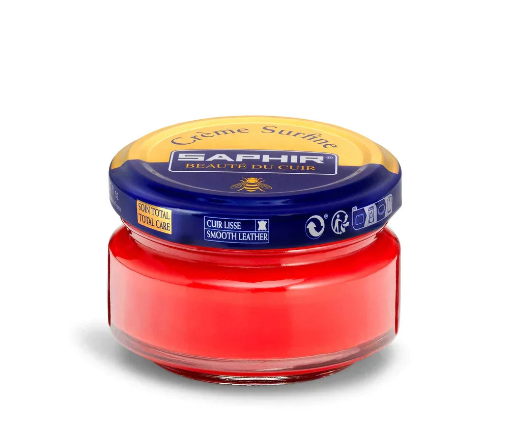 Saphir Cream Surfine Shoe Polish - Red #11, 50ml image