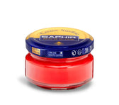 Saphir Crème Surfine red shoe cream for smooth leather care and conditioning