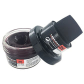 Tarrago 26 Dark Burgundy shoe cream for leather care, self-shine formula in 50ml jar with applicator lid