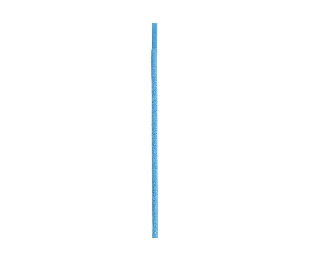 Saphir Thin Round Waxed Shoe Laces - 25 - Iris Blue, 90cm/36" image