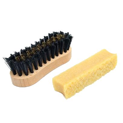 Columbus Sneaker Care Suede Brush Set with mixed-bristle brush and cleaning gum — image 4