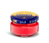 Saphir Crème Surfine red shoe cream for smooth leather care and conditioning