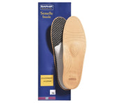 Saphir anatomical leather insole with perforated design for comfort and breathability, size 36