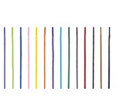 Assorted colorful shoe laces in multiple hues for customizing sneakers and boots