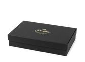 Black Saphir Médaille d'Or Esthete gift box with gold logo