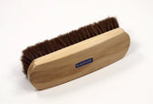 Saphir horsehair shoe brush with wooden handle for leather shoe care and polishing
