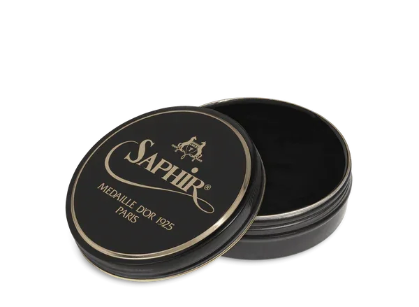 Saphir Médaille d'Or Pate De Luxe Wax Shoe Polish - 05 - Dark Brown, 100ml image