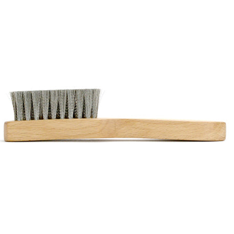 Columbus Suede Brush with stainless-steel bristles and beechwood handle — image 3