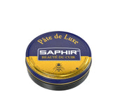Saphir Pâte de Luxe shoe polish for smooth leather care and mirror shine finish