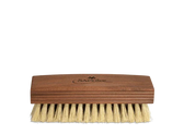 Saphir shoe brush with wooden handle and natural bristles for leather shoe care and polishing