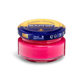 Saphir Crème Surfine pink leather cream for smooth leather care and conditioning