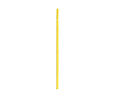 Yellow leather cleaning brush for shoe and boot care