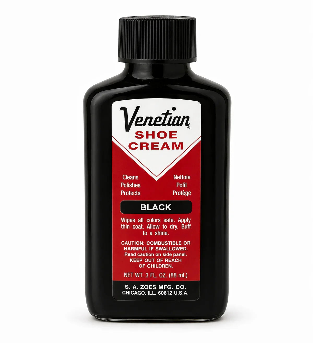 Venetian Shoe Cream – Leather Conditioner & Polish (Multiple Colors & Sizes)